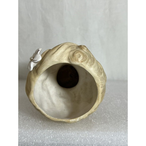 Vintage Lady Head Vase, Enesco E-2188, Blonde, Burnt Orange Top - Picture 7 of 8